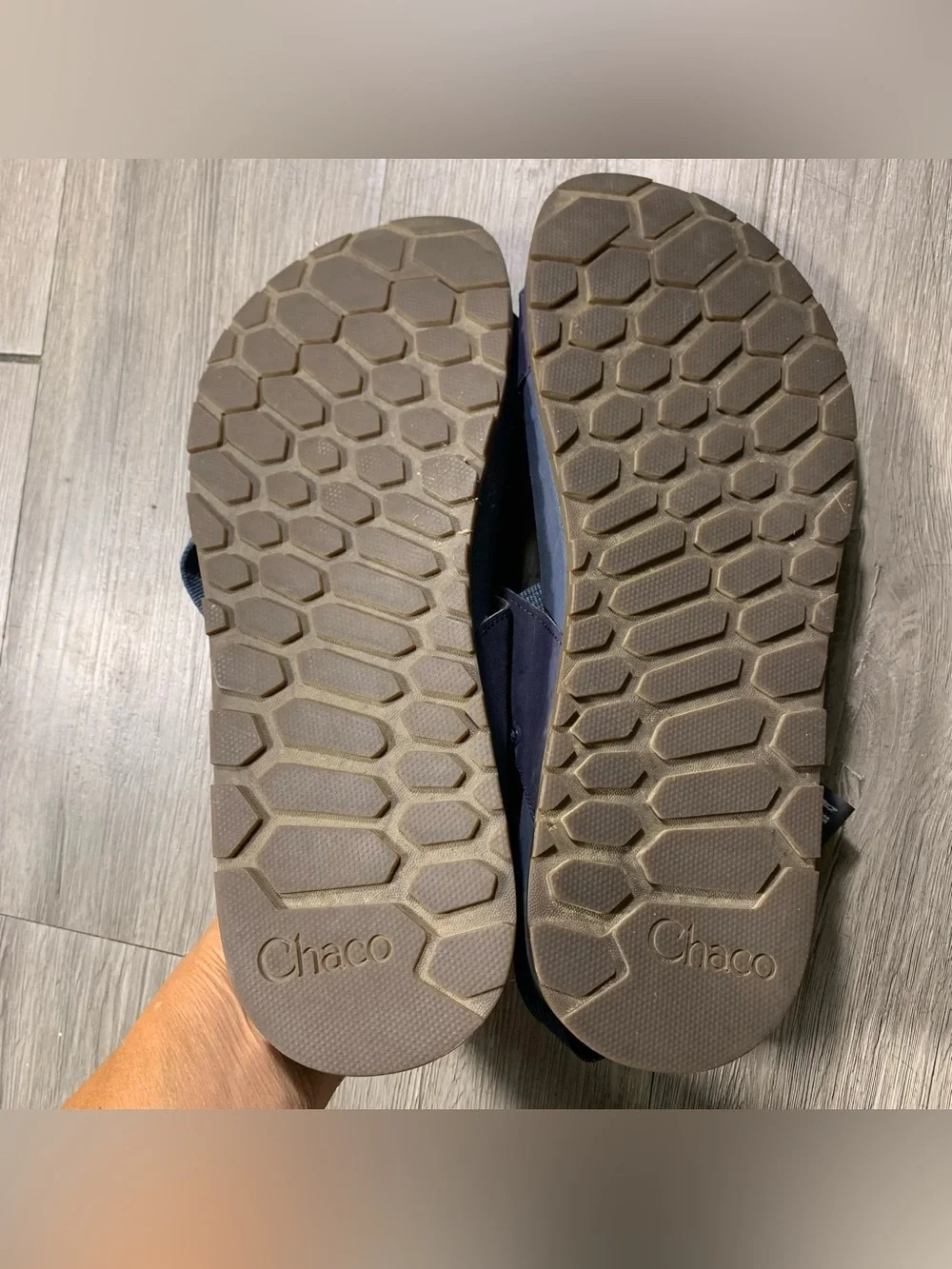 Chaco’s Mens Navy Blue Lowdown Sandals size 12
